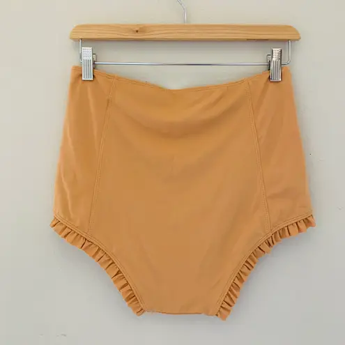 Kortni Jeane // All Ruffled Up High Waisted Bikini Bottoms