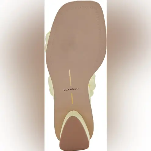 NEW Dolce Vita Ronin Sandals Pastel Yellow Braided Straps
Square Toe sz 12