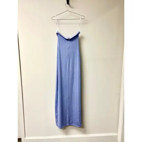 NWT MORE TO COME Jayne Strapless Side Slit Maxi Dress Lilac Women's Size XS Purple