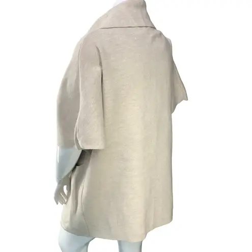 Akemi + Kin  Womens Size One Size Sweater Knit Asymmetrical Cowl Collar Tan