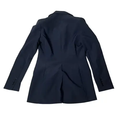 EXPRESS  Blue Pantsuit Dark Navy Pants Double Breasted Blazer Jacket Size Small - Image 5
