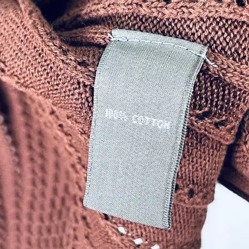 Josephine Chaus Brown Cardigan 3/4 Sleeve Sweater XL