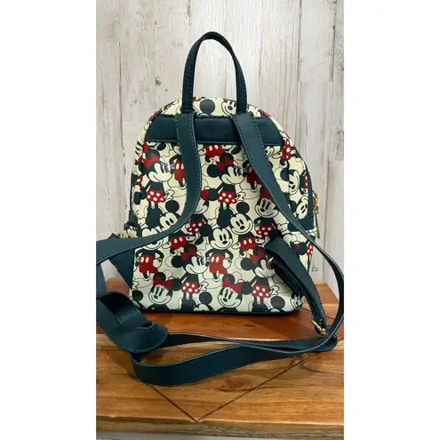 Lounge Fly Disney Mickey Minnie Mouse Mini Backpack Handbag Green Red