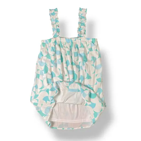 Emily Wonder Soft Green Geometric Sundress Size Large Summer, Casual, Beach