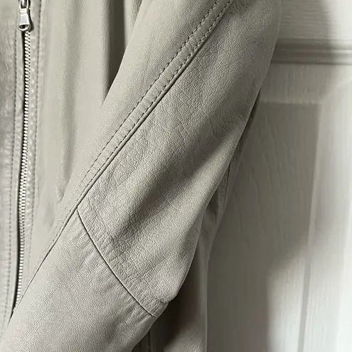 Rebecca Taylor Lamb Leather Biker Jacket - Size 12