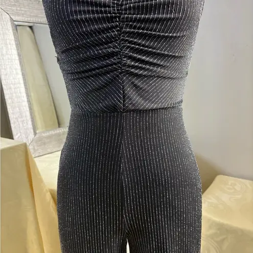 Love Squared Black Jumpsuit with Tapered Legs