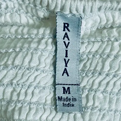 Raviya White Smocked Flowy High