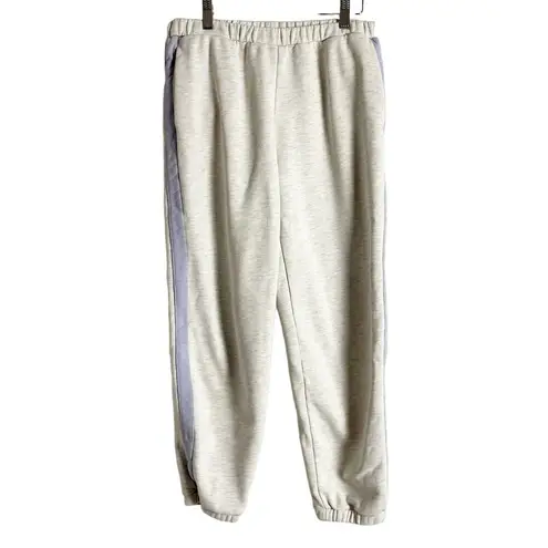 STAUD Cambrie Colorblock Side Stripe Gray Purple Sweatpant Joggers M