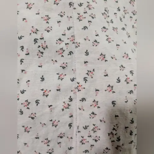 Christy Dawn  Peyton Maxi Dress Women's Ivory Red Linen Floral Size Small