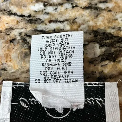 Vintage Just One Metallic Brown Gold Embellish Beads Retro 80s Y2k Womens L Size L