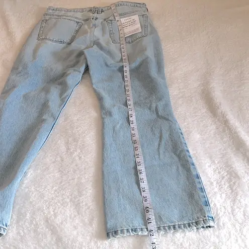 frame denim Frame Le High ‘N’‎ Tight Crop Mini Boot Distressed Jeans Light Wash Size 31 NWT