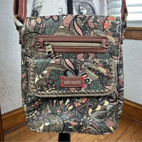 Sakroots | Sienna Spirit Desert Coated Canvas BOHO Crossbody