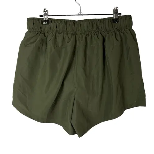 Athletic Works  Olive Green Pull On Athletic Running Shorts L