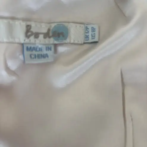 Boden Martha Geometric Print Dress Sleeveless Fitted Work Cocktail Party 8P EUC Red