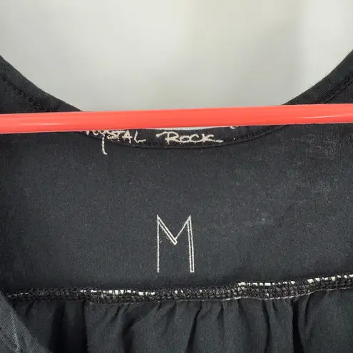 Crystal Rock Y2K Tank Medium NWT Christian Audigier Limited Edition #12/1000 Black