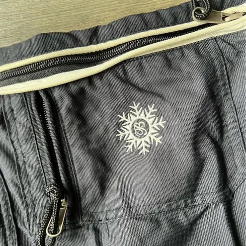 Betty Rides Women’s Ski Pants Snowboard Gear Black Off White Size Medium