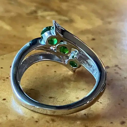 Natural Chrome Diopside Sterling Silver Ring Size 5