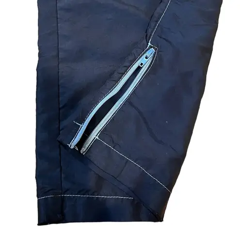 Y2K Buggirl Dark Blue Wide leg raver pants S navy blue drawstring S vintage