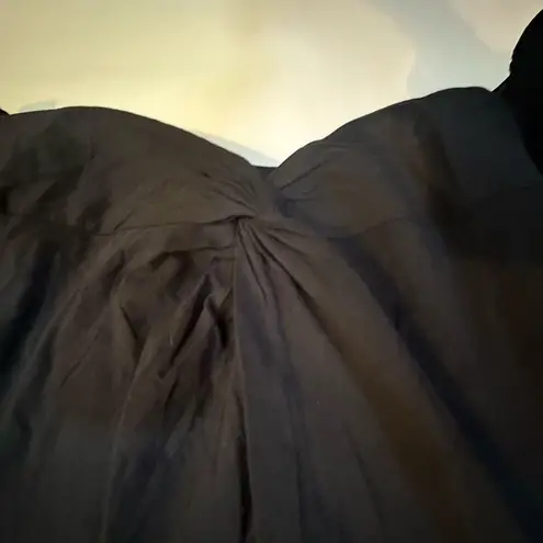 Treasure & Bond Black Long Sleeve Twist Front Blouse