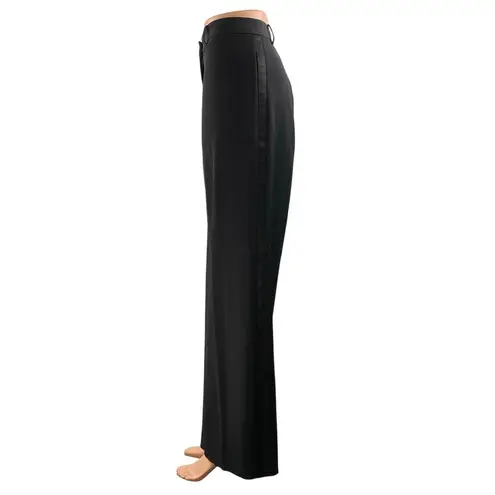 LBT Little Black Tux Women Black High Rise Wide Leg Trousers Dress Pants Size 10