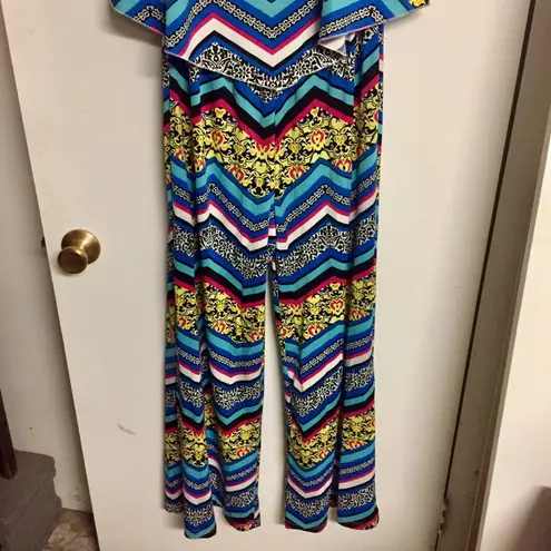 Magic Colorful Jumpsuit Sz M Gently Used