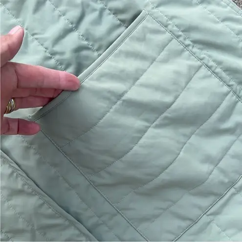 EUC CALIA Quilted Lightweight Coat Sage
Green Size 1X Retail $125.00