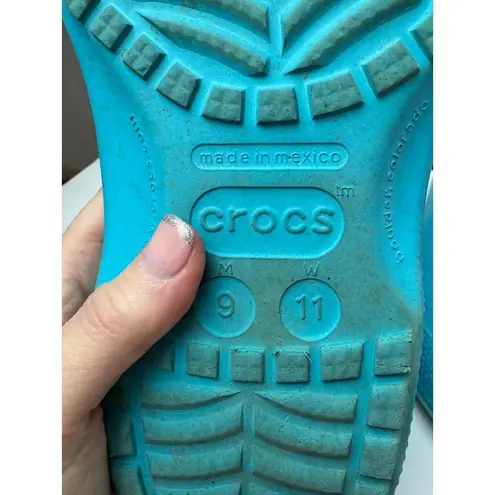 Crocs  Shoes Women 11 Blue Classic‎ Clogs Unisex Outdoor Lightweight Waterproof