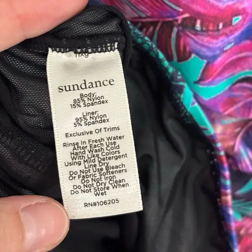 Sundance Kailani Tropical Print One Piece Swimsuit in Teal