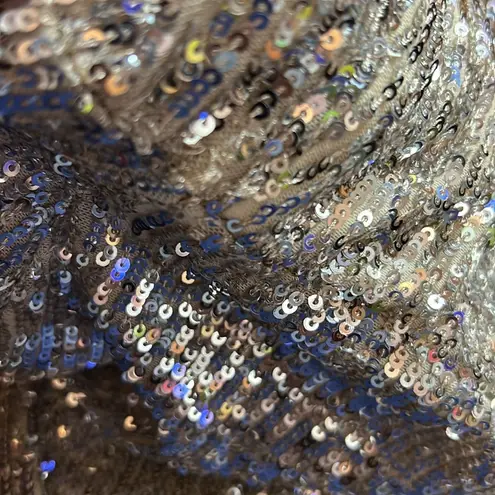 XScape (with flaws)Size 10 Beige/Tan Underlay Silver Sequin 1 Arm Party …