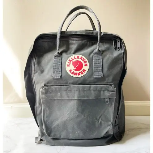 Fjällräven Fjallraven Kanken Grey Wax Classic Backpack Pockets Laptop School