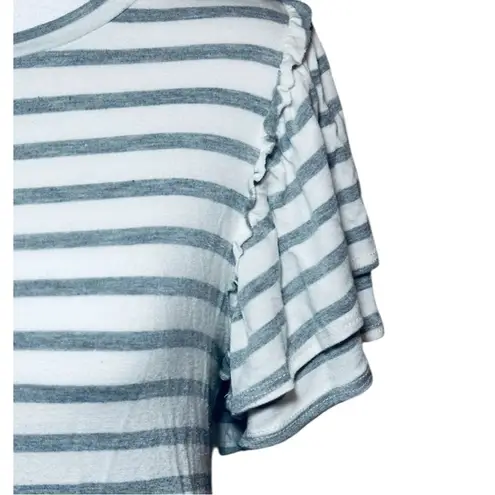 Green Envelope gray and White Fitted Short Sleeve Tee small