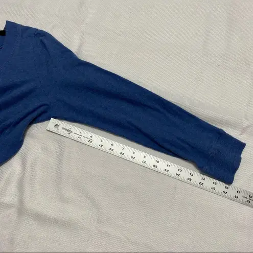 J.Jill  Blue 100% Cotton Scoop Neck Casual Top