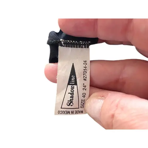 Vintage Shadowline Slip Dress Black Size 40(L) Whimsygoth Fairy Glam Grunge Boho Size L