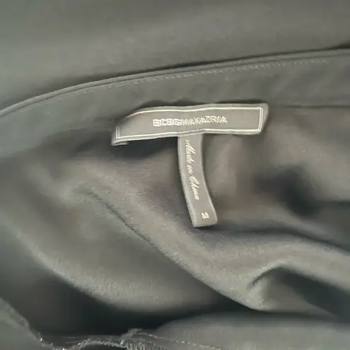 BCBGMAXAZRIA Elegant Black Off the Shoulder Top Size Medium