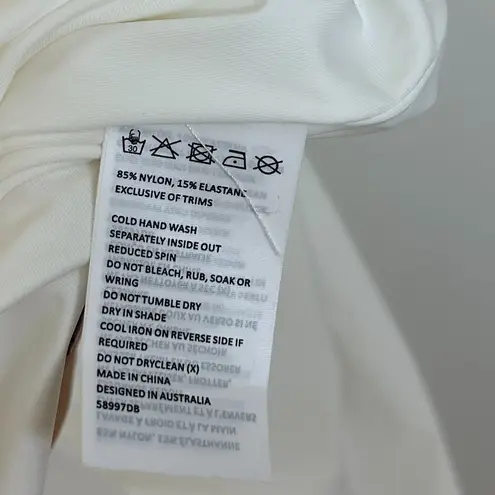 Bardot Lilita Rosette One-Shoulder Stretch Jersey Midi Dress in Orchid White XS