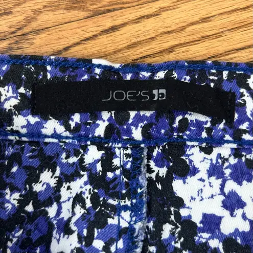 joe's jeans Joe’s Jeans | Electric Blue Popart Paint Splatter Denim Jean Shorts Size 28