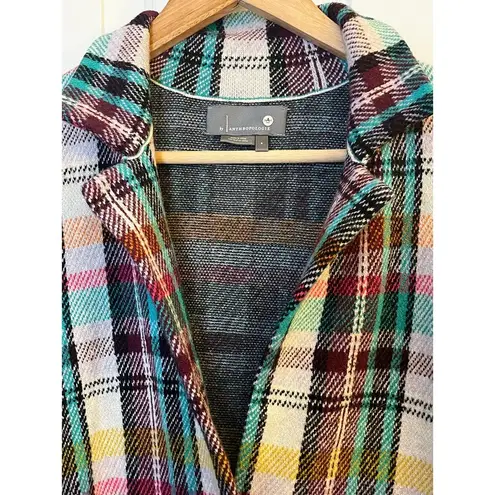 Anthropologie  Rosetta Crop Women's Plaid Jacket SZ S