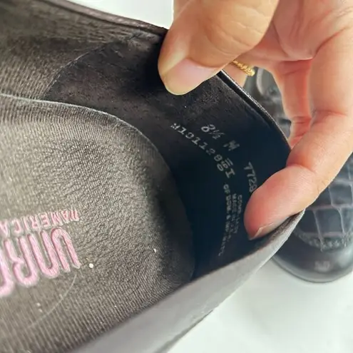 Munro Women Brown Leather Penny Loafer Shoe Size 8.5 M Work Comfy