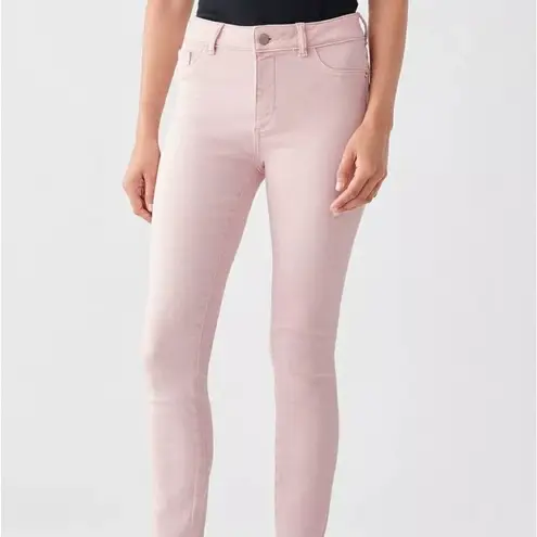 DL1961 Florence SkinnyĀ Mid-Rise Ankle PinkāDenim Pantsā Sizeā23
