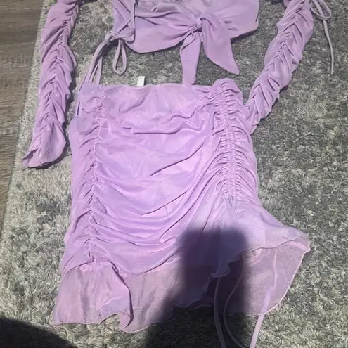 Lucy in the Sky  2 piece lavender set size small - Image 2
