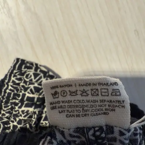 Joob Joob Boho Pants Hippie Harem Pants S/M Smocked Waist Peasant Festival Black Size 28