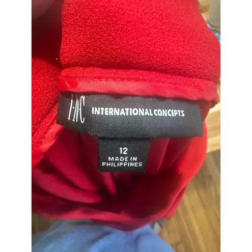 INC International Concepts Red Flared High