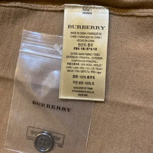 Burberry  wool Cardigan With Decorative Inserts size M