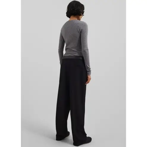 The Frankie Shop Doyer Pleated Trouser in Black Size Small