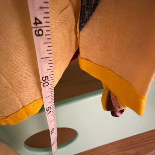 NWT Pacific Vibes Womens 2XL Yellow Floral Maxi Sundress Spaghetti Straps Ruffle Size XXL