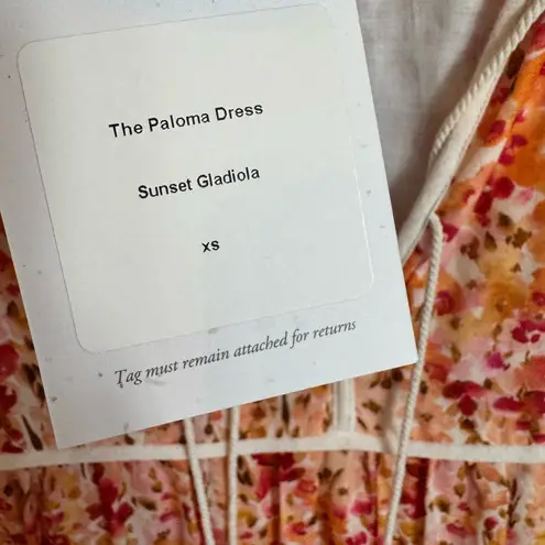 Christy Dawn Paloma dress in sunset gladiola XS NWT