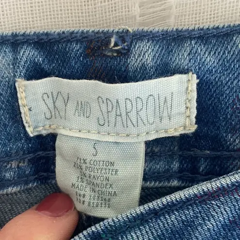 Sky And Sparrow  70s vibe skinny jeans.