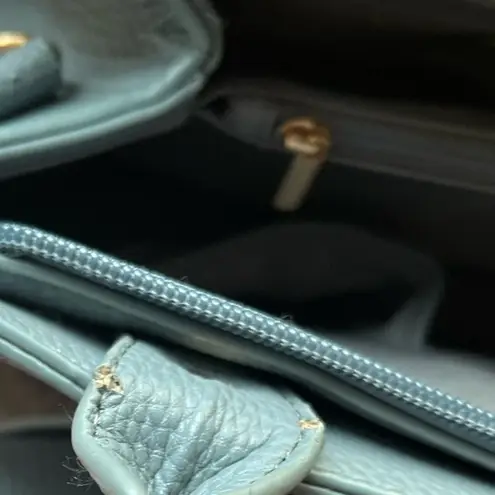 Light Blue Bow Top Handle Shoulder Bag | Cute Coquette Soft Girl Purse