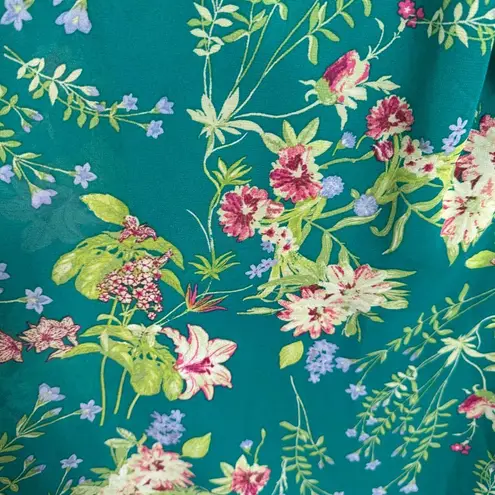 City Studio Teal Green Floral Printed Juniors Babydoll Mini Dress XXL NWT Size undefined