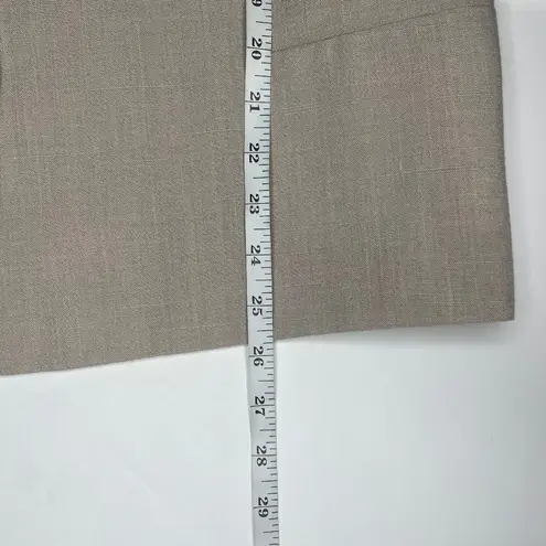 Fundamental Things Vintage Short Sleeve Blazer Jacket Size 14 Tan